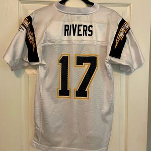 Throwback Chargers Philip Rivers Jersey, women Large